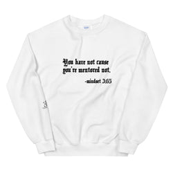 Eye Inspire Life Style Unisex Mentor White Sweatshirt