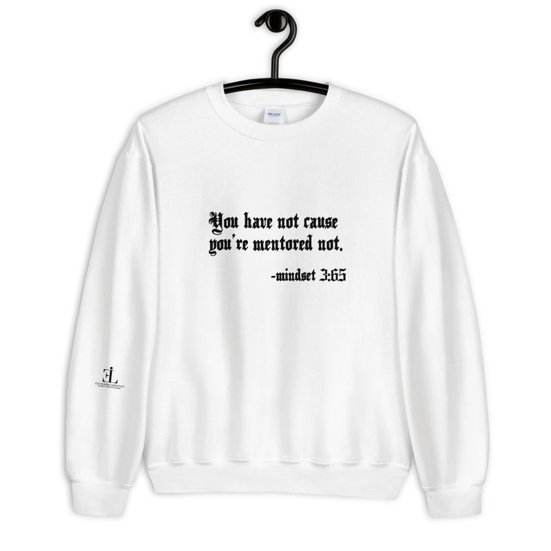 Eye Inspire Life Style Unisex Mentor White Sweatshirt