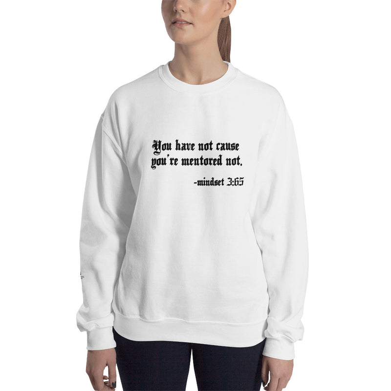 Eye Inspire Life Style Unisex Mentor White Sweatshirt