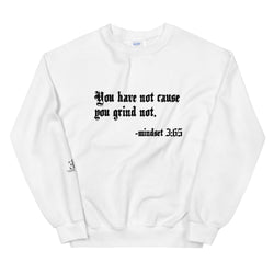 Eye Inspire Life Style Unisex Grind White Sweatshirt