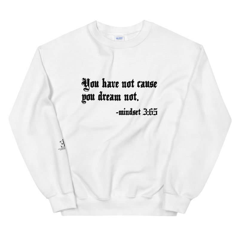 Eye Inspire Life Style Unisex Dream White Sweatshirt