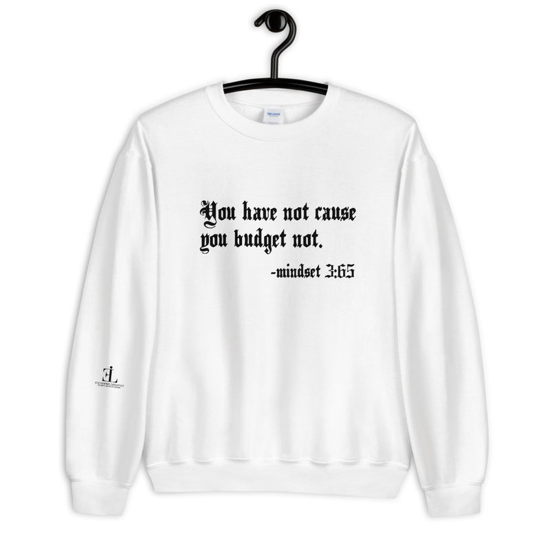 Eye Inspire Life Style Unisex Budget White Sweatshirt