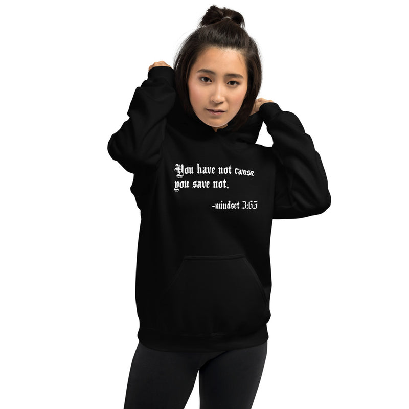 Eye Inspire Life Style Unisex Save Black Hoodie