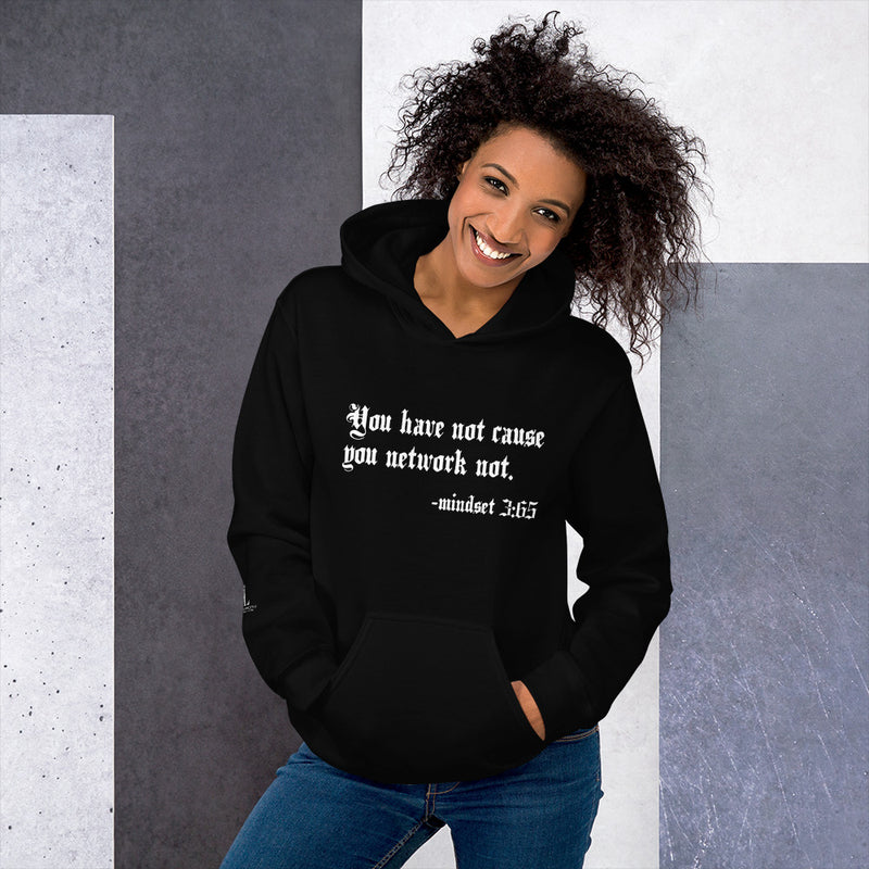 Eye Inspire Life Style- Unisex Network Black Hoodie