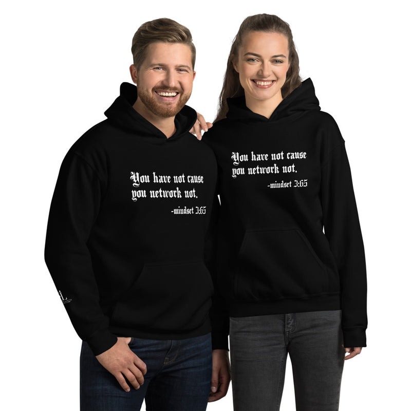 Eye Inspire Life Style- Unisex Network Black Hoodie