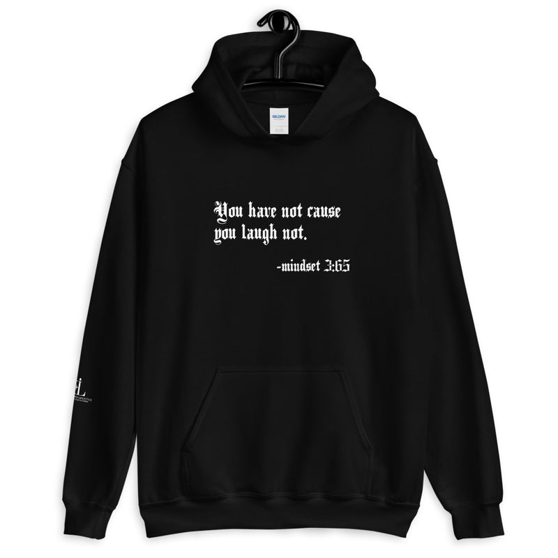 Eye Inspired Life Style -Unisex Laugh Black Hoodie