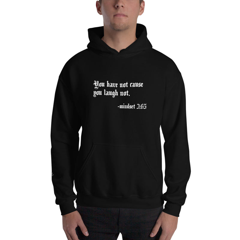 Eye Inspired Life Style -Unisex Laugh Black Hoodie