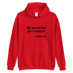 Eye Inspire Life Style Unisex Focused Red Hoodies