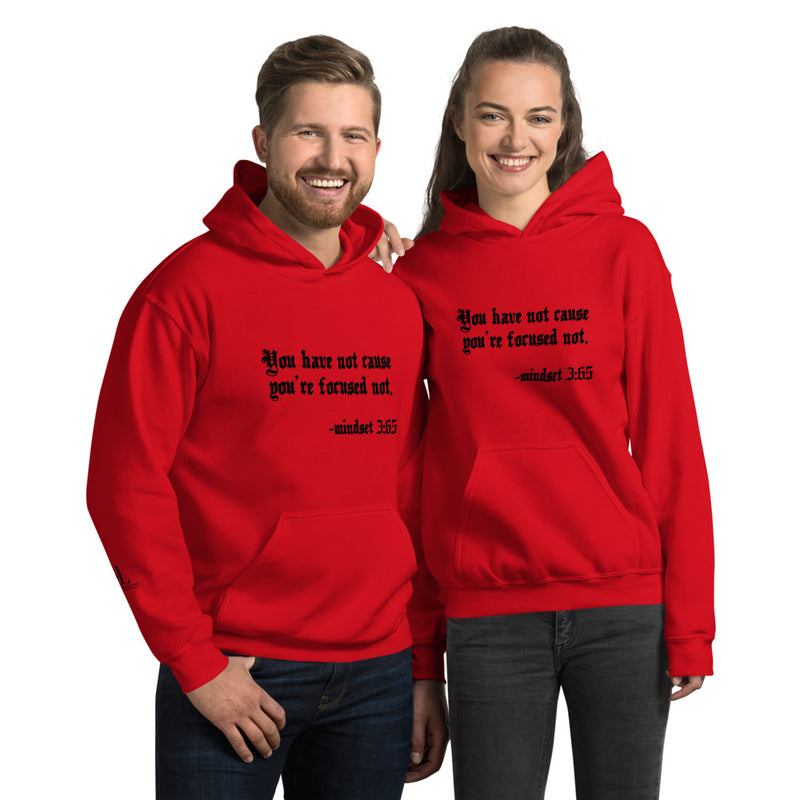 Eye Inspire Life Style Unisex Focused Red Hoodies