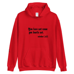 Eye Inspire Life Style Unisex Hustle Red Hoodies