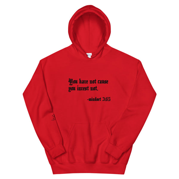 Eye Inspire Life Style Unisex Invest Red Hoodies