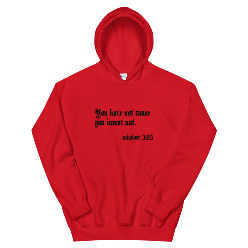 Eye Inspire Life Style Unisex Invest Red Hoodies