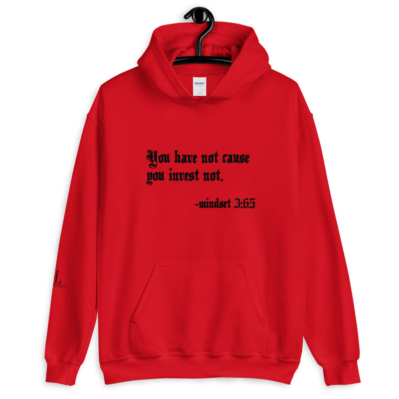 Eye Inspire Life Style Unisex Invest Red Hoodies