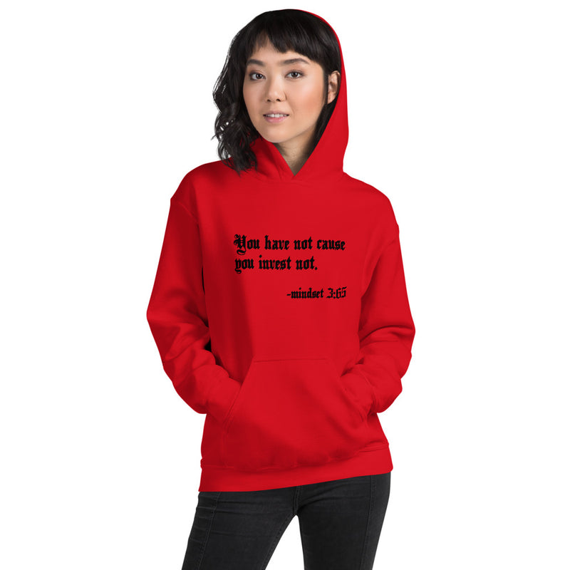 Eye Inspire Life Style Unisex Invest Red Hoodies