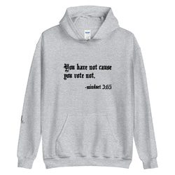 Eye Inspire Life Style Unisex Vote Grey Hoodie