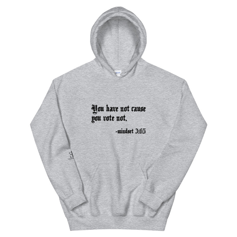 Eye Inspire Life Style Unisex Vote Grey Hoodie