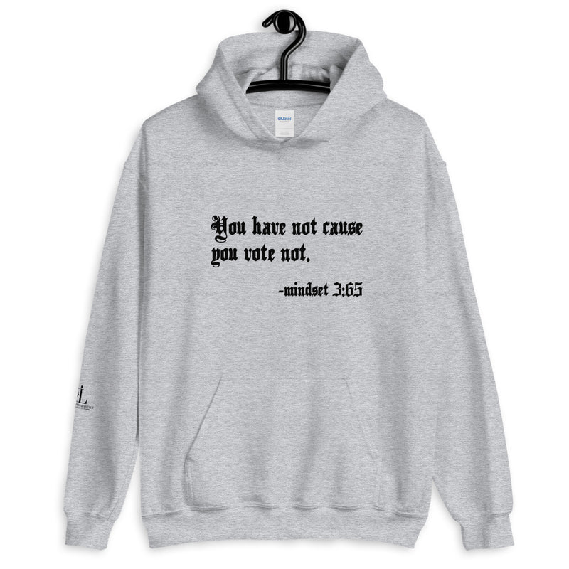 Eye Inspire Life Style Unisex Vote Grey Hoodie