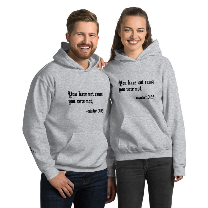 Eye Inspire Life Style Unisex Vote Grey Hoodie