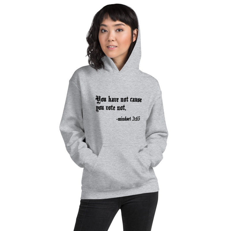 Eye Inspire Life Style Unisex Vote Grey Hoodie