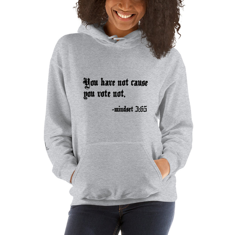 Eye Inspire Life Style Unisex Vote Grey Hoodie