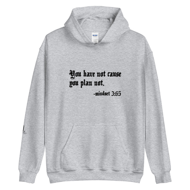 Eye Inspire Life Style Unisex  Plan Grey Hoodie