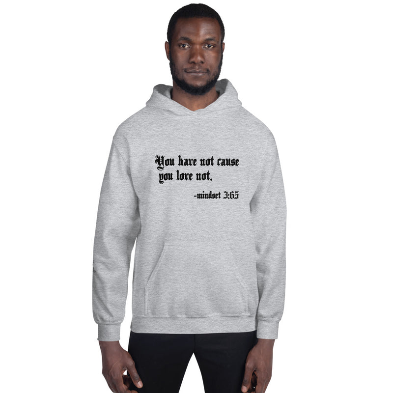 Eye Inspire Life Style Unisex Love Grey Hoodie