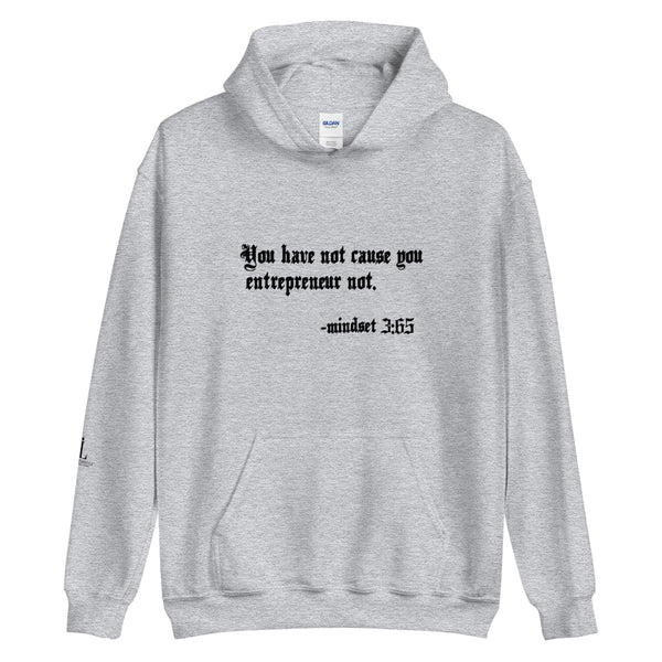 Eye Inspire Life Style Unisex Entrepreneur Grey  Hoodie