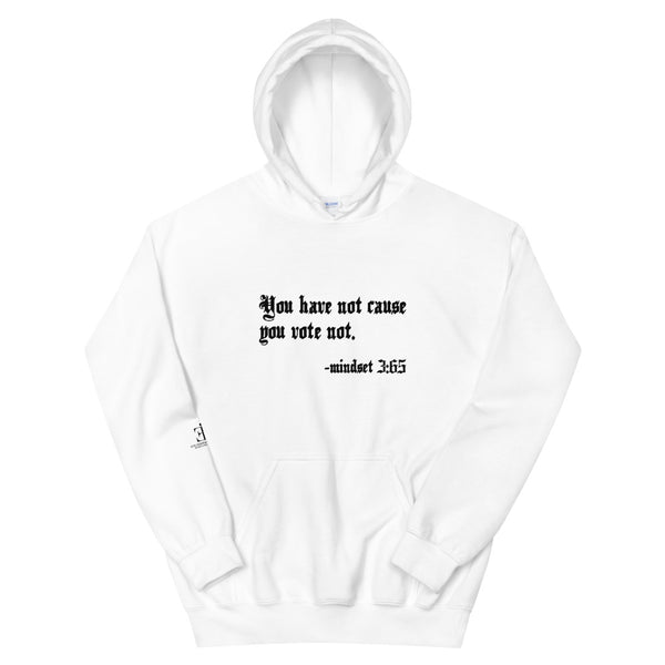 Eye Inspire Life Style Unisex Vote White Hoodies