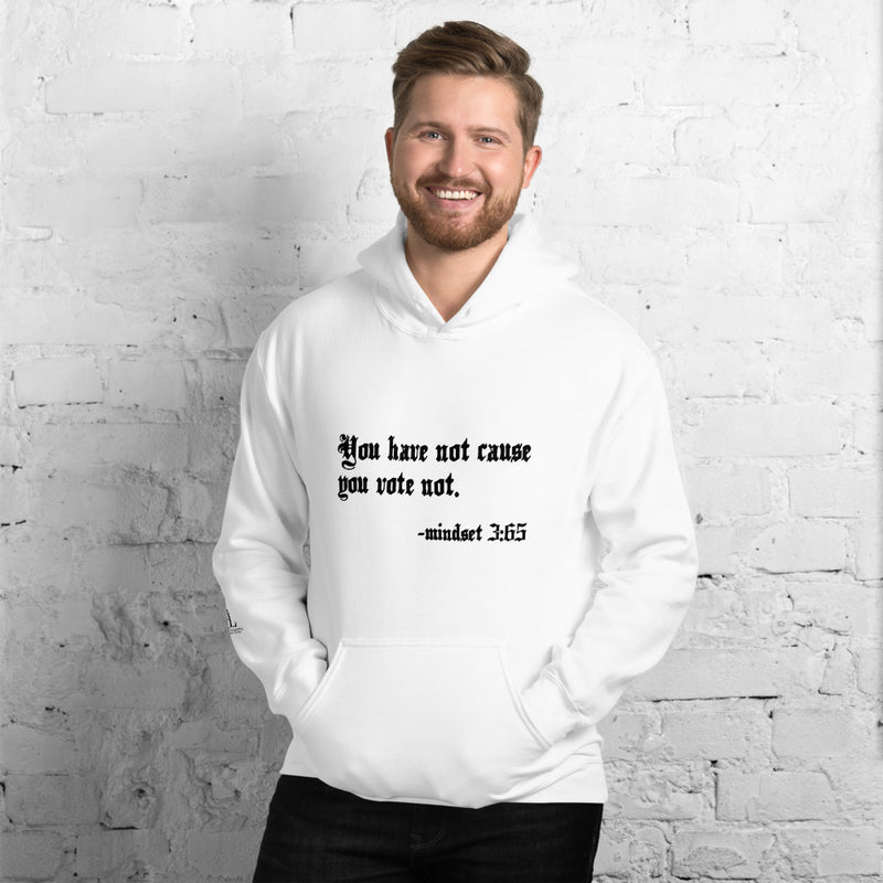 Eye Inspire Life Style Unisex Vote White Hoodies