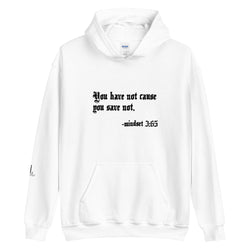 Eye Inspire Life Style Unisex Save White Hoodies