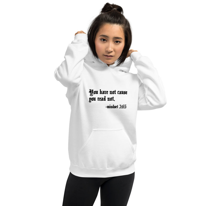 Eye Inspire Life Style Unisex Read White Hoodies