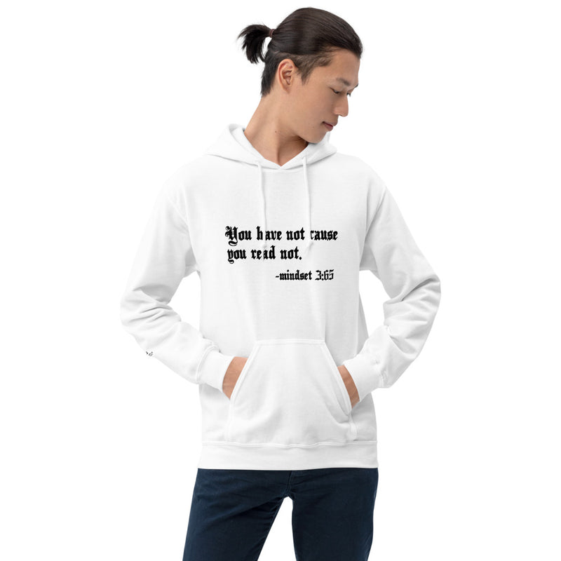 Eye Inspire Life Style Unisex Read White Hoodies