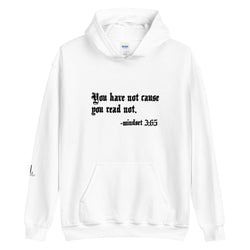 Eye Inspire Life Style Unisex Read White Hoodies