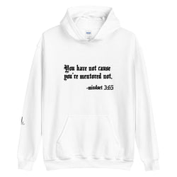 Eye Inspire Life Style Unisex Mentor White Hoodies