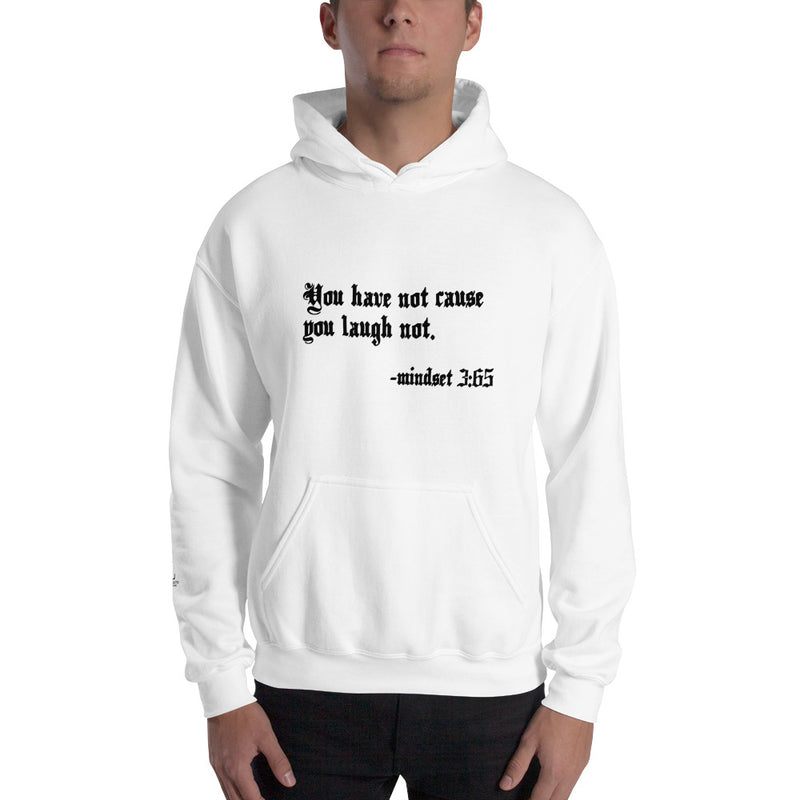 Eye Inspire Life Style Unisex Laugh White Hoodie