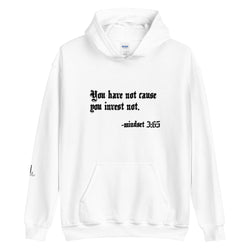 Eye Inspire Life Style Unisex Invest White Hoodies