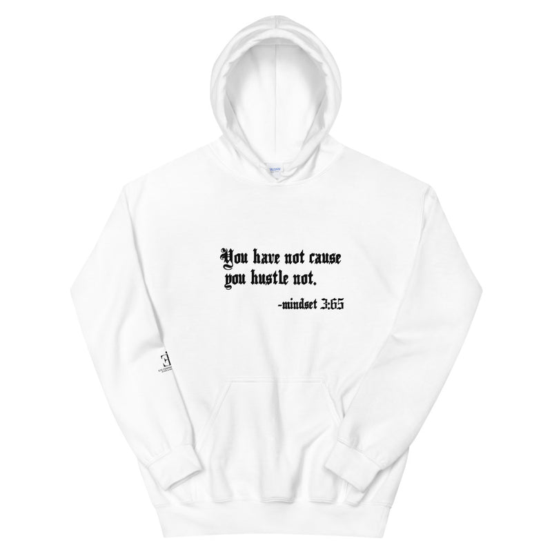 Eye Inspire Life Style Unisex Hustle White Hoodies