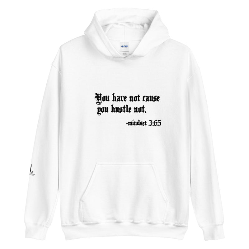 Eye Inspire Life Style Unisex Hustle White Hoodies