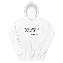 Eye Inspire Life Style Unisex Entrepreneur White Hoodies