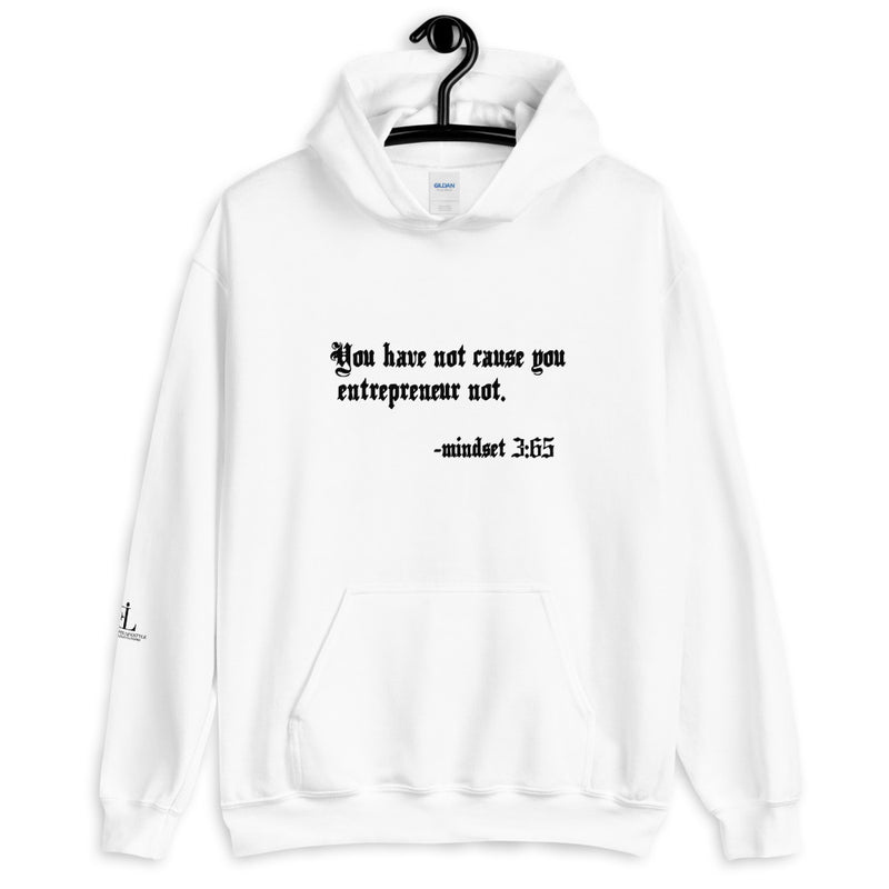 Eye Inspire Life Style Unisex Entrepreneur White Hoodies