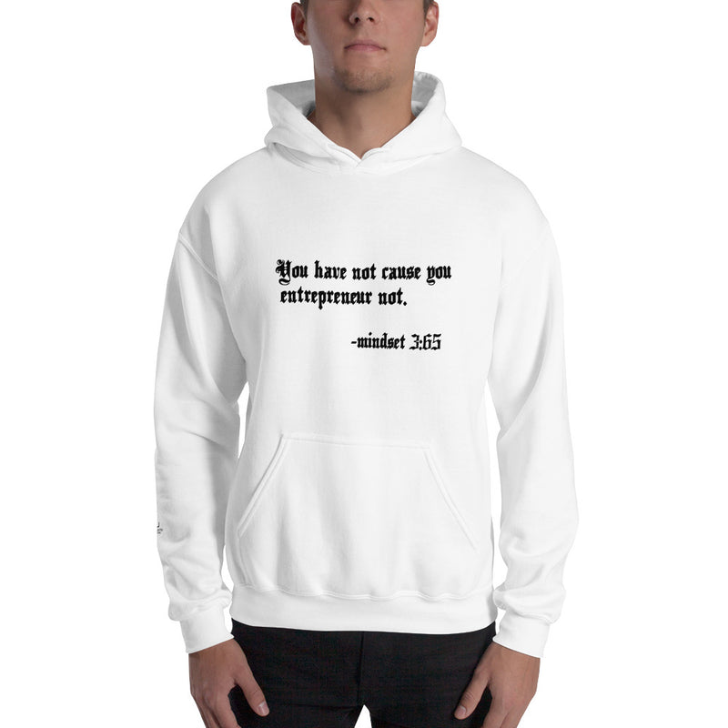 Eye Inspire Life Style Unisex Entrepreneur White Hoodies