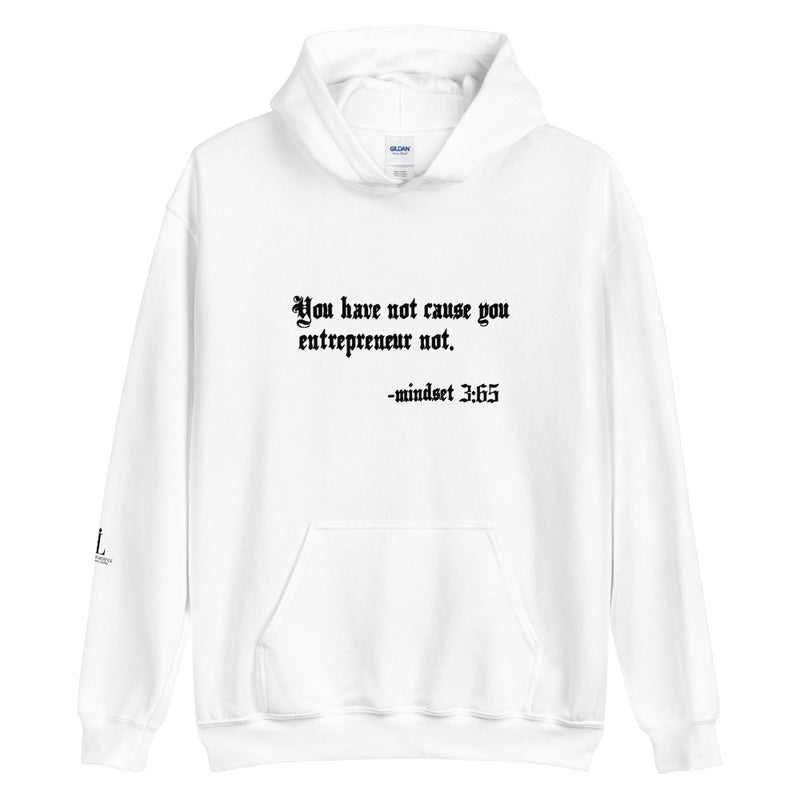 Eye Inspire Life Style Unisex Entrepreneur White Hoodies