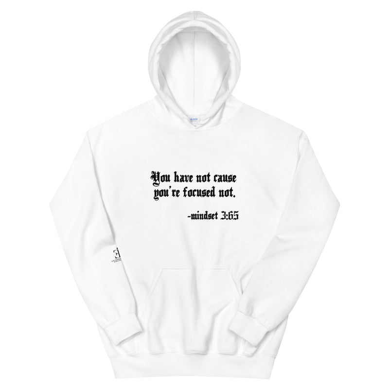 Eye Inspire Life Style Unisex Focused White Hoodies