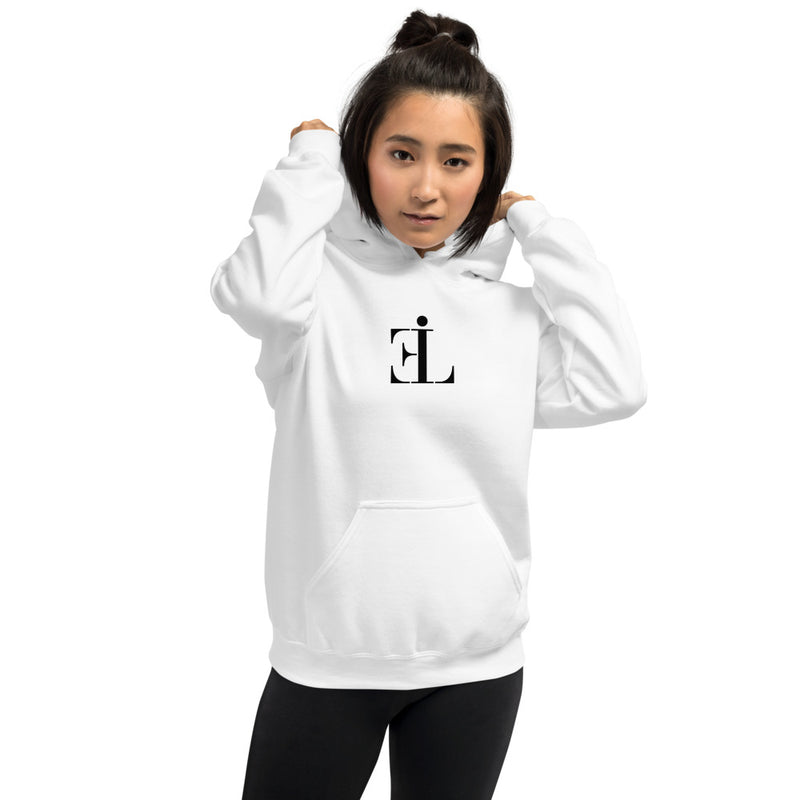 Eye Inspire Life Style Unisex White Hoodie