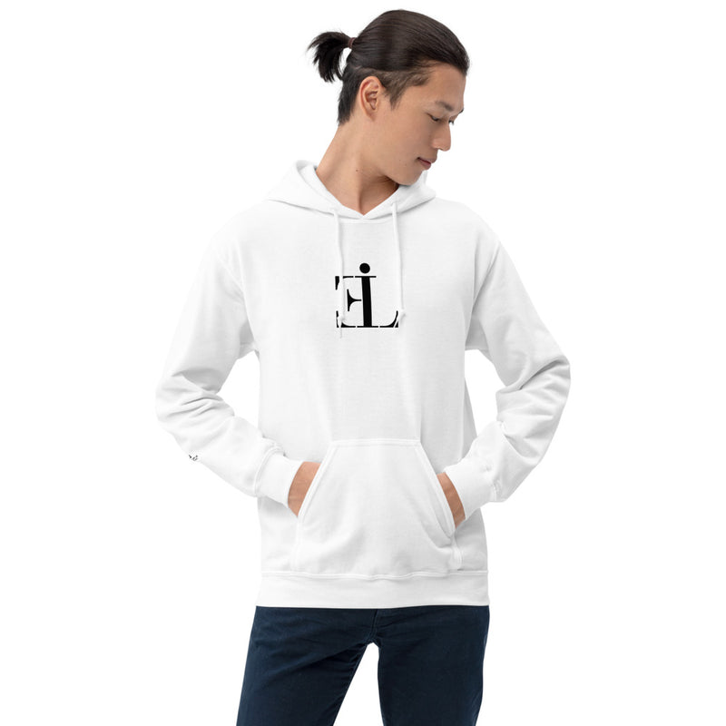 Eye Inspire Life Style Unisex White Hoodie