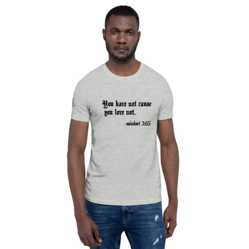 Eye Inspire Life Style  Short-Sleeve Unisex Love Grey T-Shirt