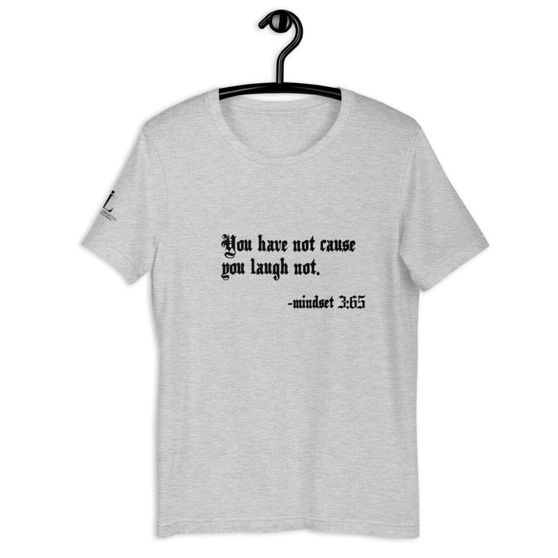 Eye Inspire Life Style Short-Sleeve Unisex Laugh Grey T-Shirt